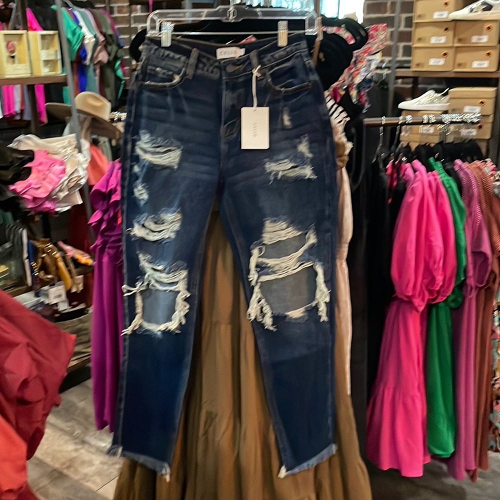 Cello straight boyfriend jeans
